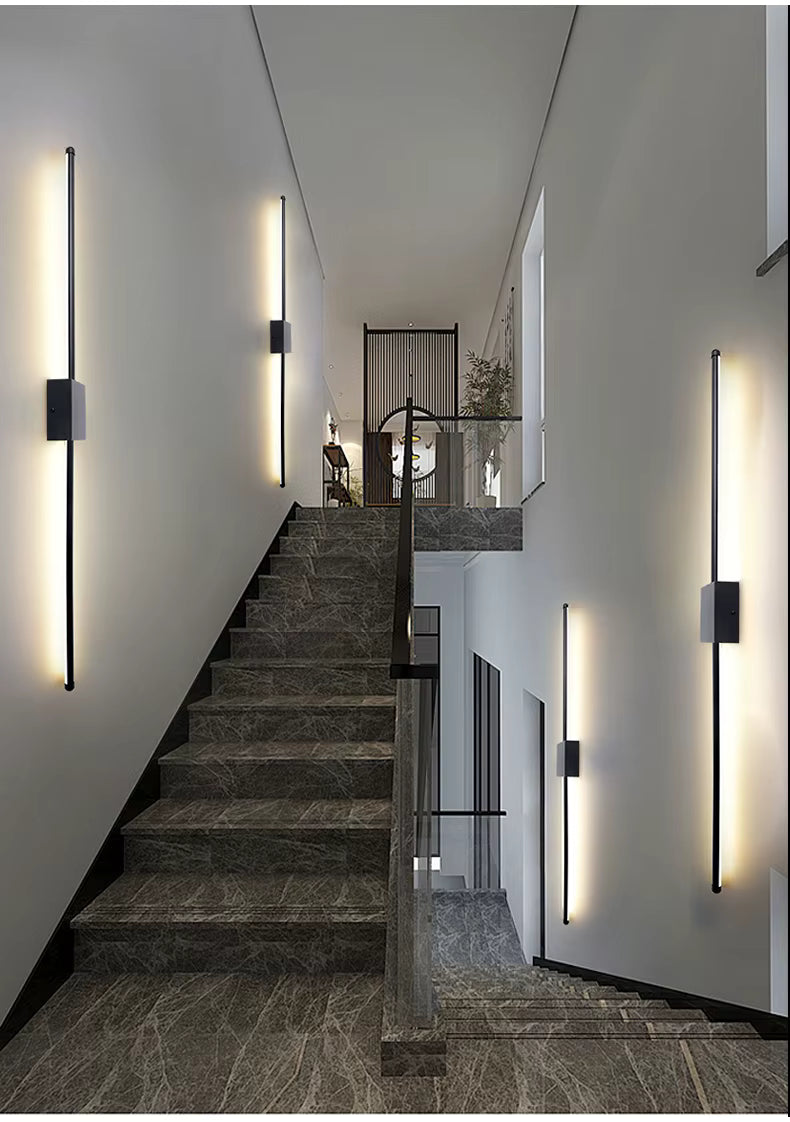 Minimalistische LED-wandlamp 100 cm