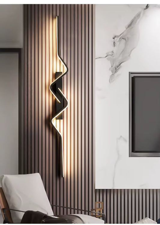 Moderne Spiraal LED-wandlamp