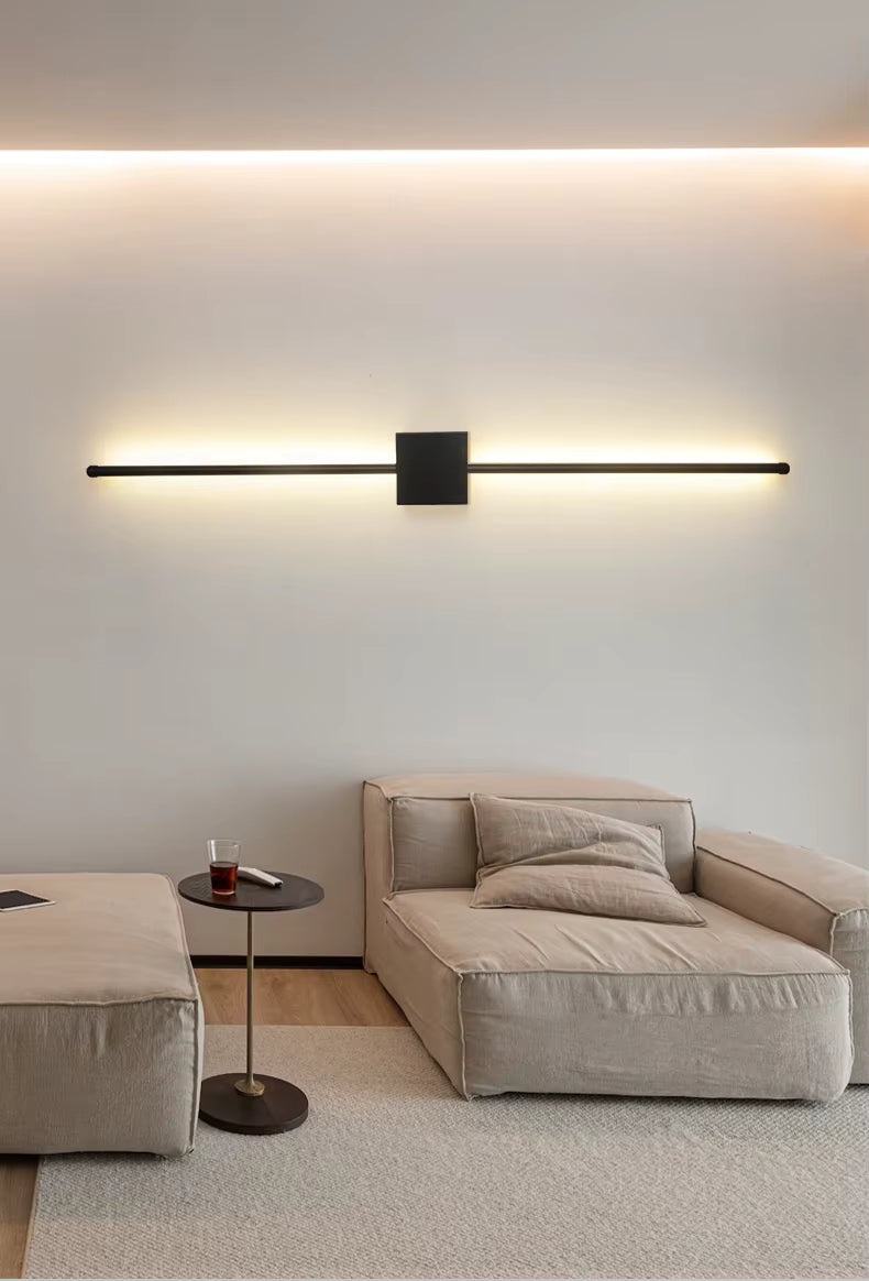 Minimalistische LED-wandlamp 100 cm
