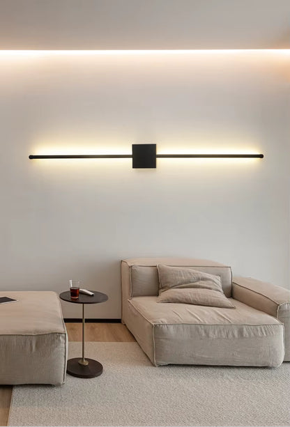 Minimalistische LED-wandlamp 100 cm