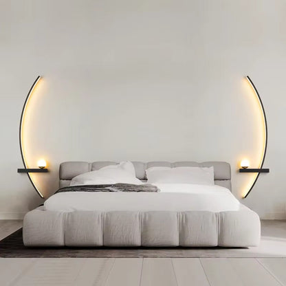Nederlandse LED Wandlamp – Moderne Gestreepte Sconce